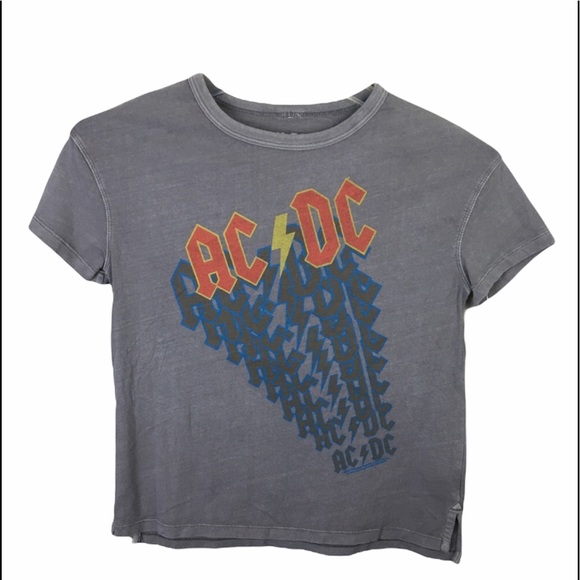 Junk Food Clothing | Tops | Junk Food Acdc Short Sleeve Graphic Band ...